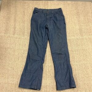 Vintage 1970s Sears Jeans Mens 28x32 Blue Distressed